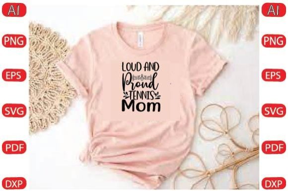 Loud and Proud Cheer Mom Svg Design: Graphics for Crafts