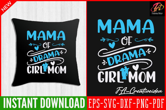 Mama of Drama Girl Mom Svg Graphics and Crafts Review