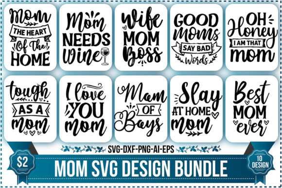 Mom Svg Design Bundle Vol-2 Review