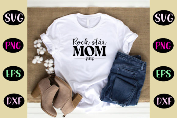 Rock Star Mom Svg Design: Graphics and Crafts for Modern Brands